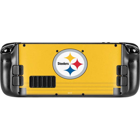 NFL Pittsburgh Steelers Breakaway Steam Deck Handheld Gaming Computer Skin